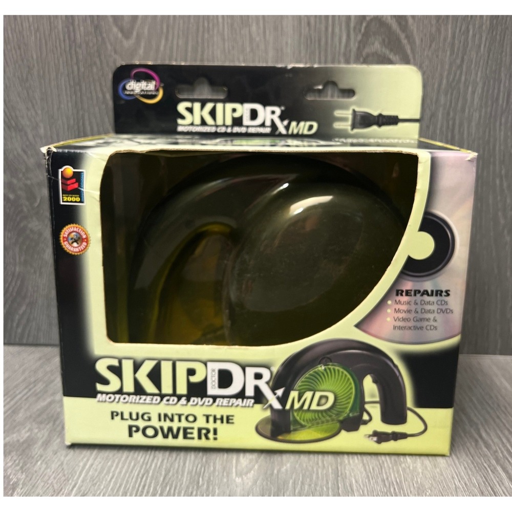 Digital Innovations SkipDoctor MD Motorized CD DVD Scratch Repair‎ System 10111